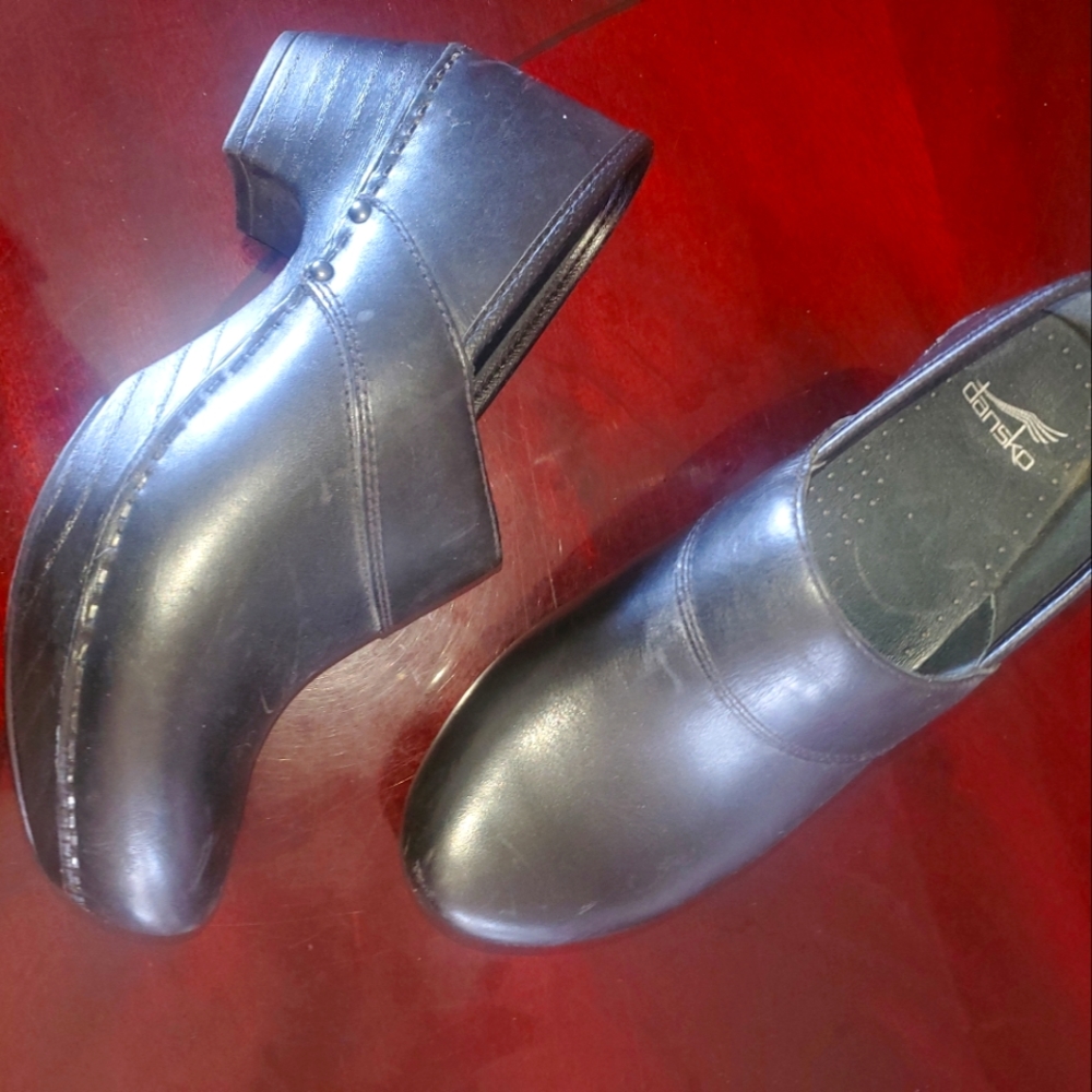 Dansko Leather Clogs